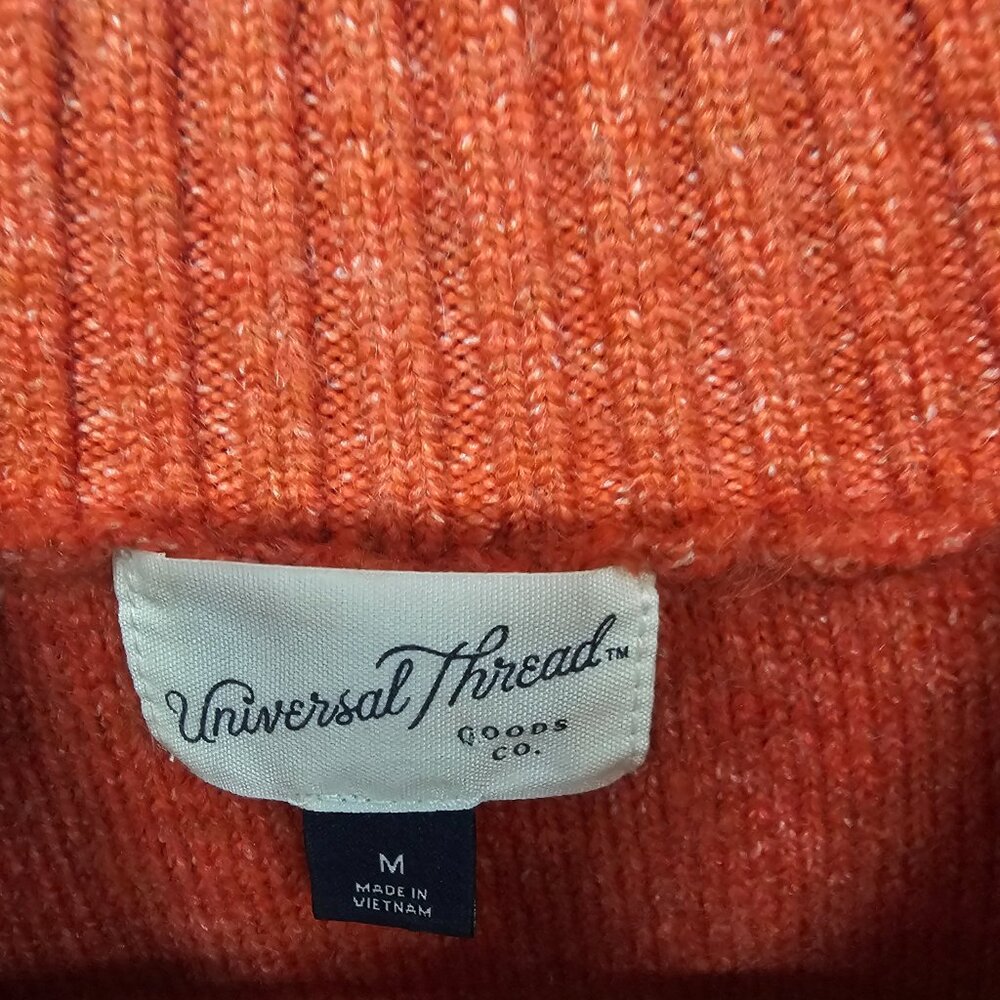 Universal Thread Orange Mock Neck Sweater Preppy … - image 8